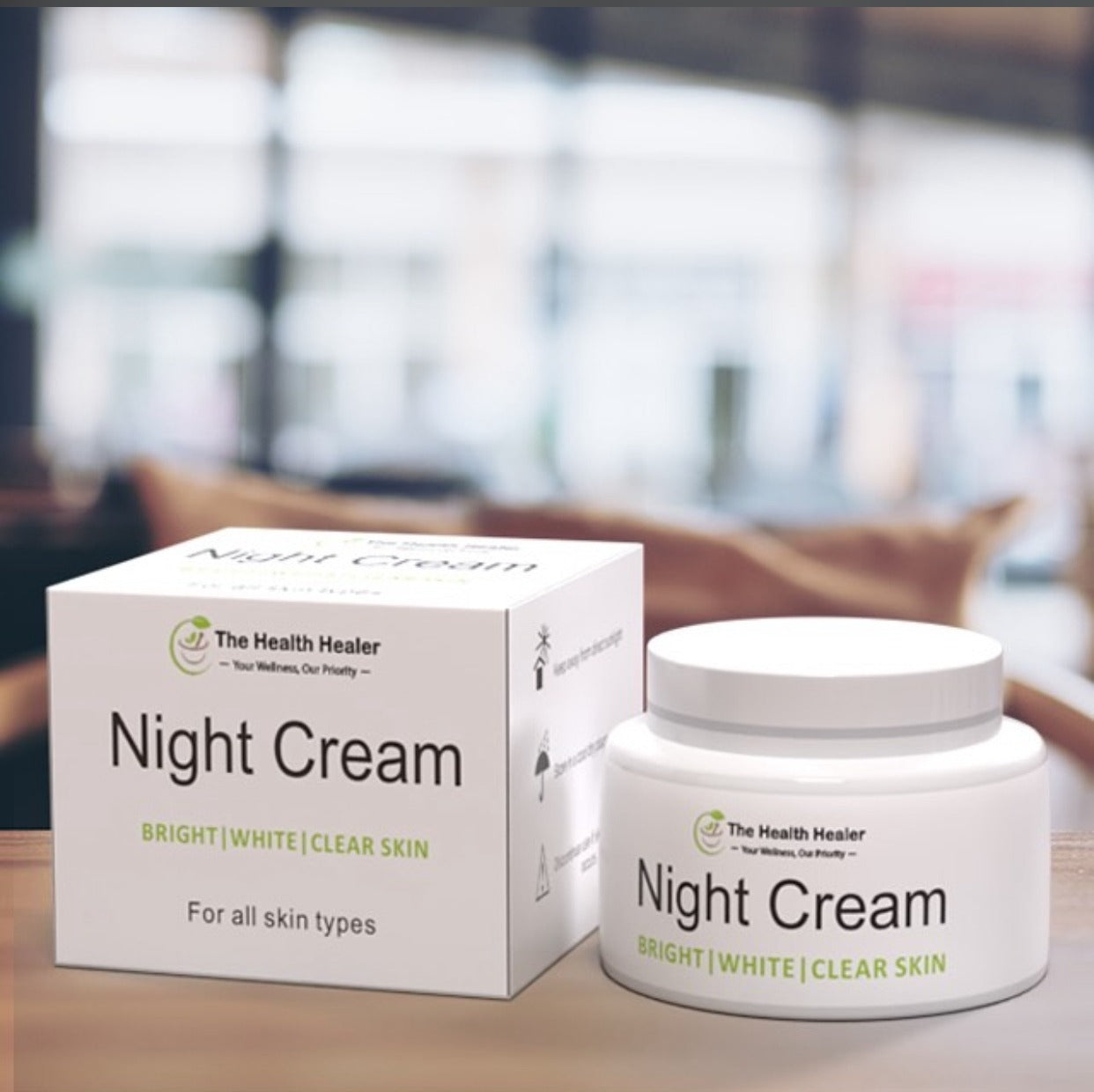 Glamstor|Night Cream For Bright, White And Clear Skin.