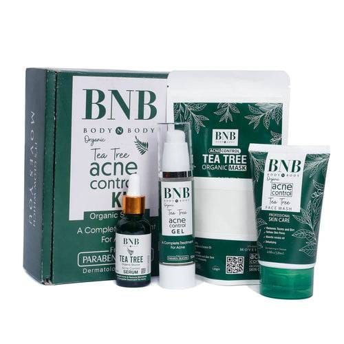 Glamstor| BNB facial kits Premium BNB Acne Control Facial Kit BNB Acne Facial Kit Brightening Glow Kit BNB Acne Control Kit BNB Organic Tea Tree Acne Control Kit 4in1 Facial Kit