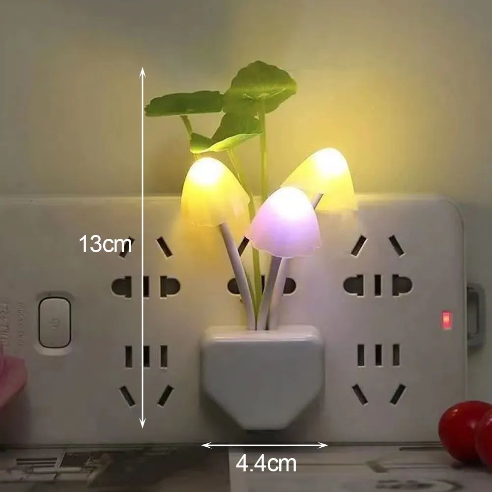 MushroomGlamstor| Wall Light-control Sensor Night Light Induction Dream Fung Mushroom Lamp Home Bedroom Decoration