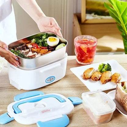 Portable Electric Lunch Box Tiffin Box Electronic Heating Lunch Box Portable Electric Food Warmer for Office School AND OUT DOOR