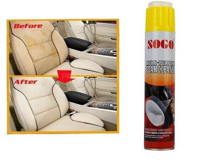 Glamstor| Sogo Multi-Purpose Like Fabric, Carpet, Leather, etc. Foam Cleaner – 650 ml